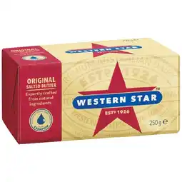 Woolworths Western Star Butter 250g offer