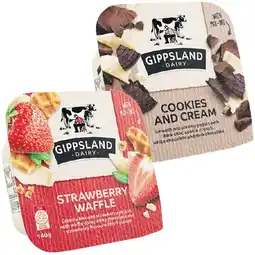 Woolworths Gippsland Yogurt Mix-Ins 140g – From the Fridge offer