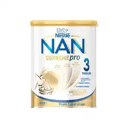 Woolworths Nestle NAN Supremepro Stage 3 or 4 Baby Formula 800g offer