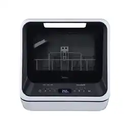 Woolworths Midea Mini Second Generation Benchtop Portable Dishwasher – Black offer