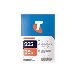 Woolworths Telstra Starter Pack $35‡ offer