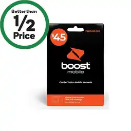 Woolworths Boost Starter Pack $45‡ offer