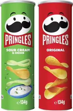 Coles Pringles Potato Crisps 118g-134g offer