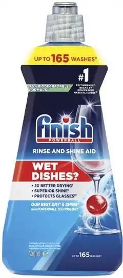 Coles Finish Rinse & Shine Aid 500mL offer