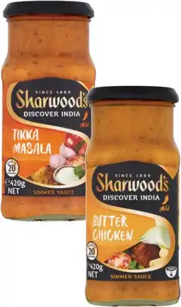 Coles Sharwood's Simmer Sauce 420g offer