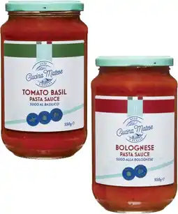 Coles Cucina Matese Pasta Sauce 550g offer