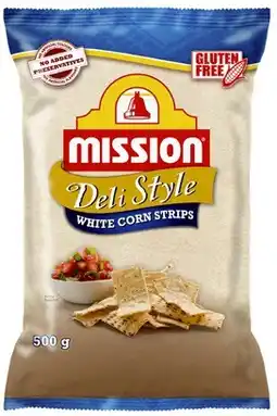 Coles Mission Deli Style Corn Chips 500g offer