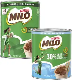 Coles Nestlé Milo 395g-460g offer