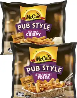 Coles McCain Pub Style Fries 750g offer