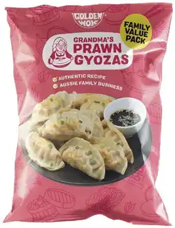 Coles Grandma's Golden Wok Gyozas 800g offer