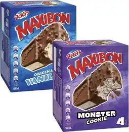 Coles Peters Maxibon 560mL offer