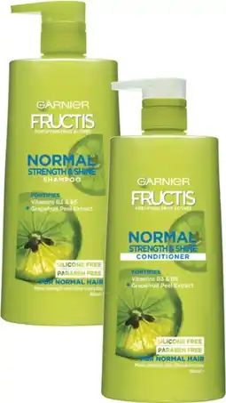 Coles Garnier Fructis Shampoo or Conditioner 850mL offer