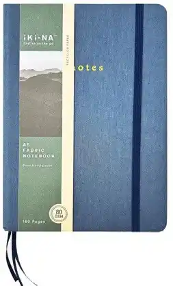 Coles Iki-Na A5 Fabric Hardcover Notebook offer