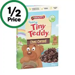 Woolworths Arnott’s Teeny Tiny Teddy Cereal 350g offer