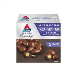 Woolworths Atkins Endulge Chocolate Almonds Pk 5‡ offer