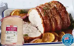 Coles Coles Australian Pork Leg Roast Boneless offer
