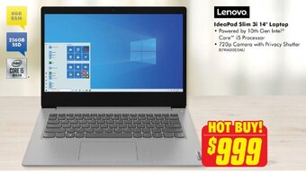 The Good Guys Lenovo IdeaPad Slim 3i 14" Laptop offer