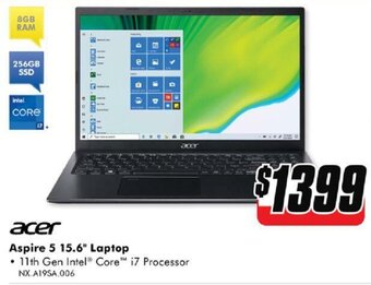 The Good Guys Acer Aspire 5 15.6 Laptop offer
