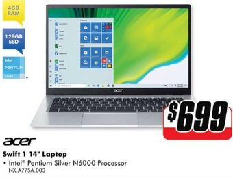 Acer Swift 1 14" Laptop