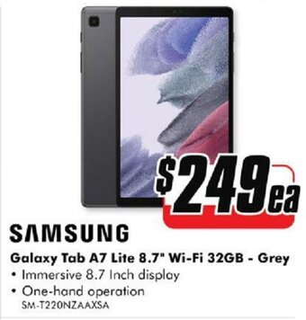Samsung Galaxy Tab A7 Lite 8.7" Wi-Fi 32GB - Grey