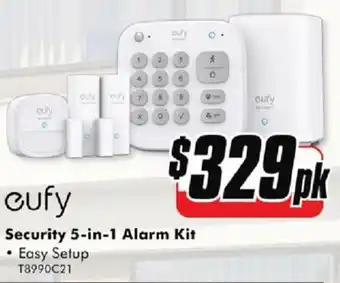 The Good Guys Eufy Security 5-in-1 Alarm Kit offer