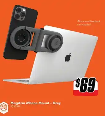 The Good Guys MagArm iPhone Mount - Grey offer