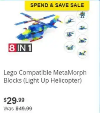 Lego Competible MetaMorph Block 8-in-1