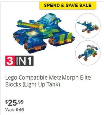 Lego Compatible MetaMorph Elite Blocks