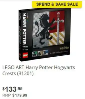 Lego Art Harry Potter Hogwarts Crest - 31201
