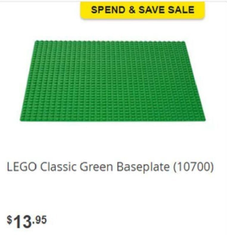 Dick Smith Lego Classic Green Baseplate - 10700 offer