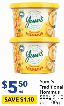 Ritchies Yumi's Traditional Hommus offer