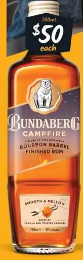 Cellarbrations BUNDABERG CAMPFIRE offer