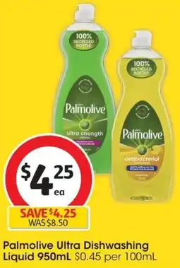 Coles Palmolive Ultra Dishwashing Liquid 950mL offer