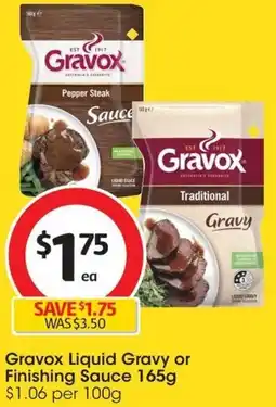 Coles Gravox Liquid Gravy or Finishing Sauce 165g offer