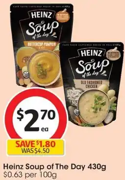 Coles Heinz Soup of The Day 430g offer