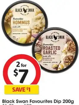 Coles Black Swan Favourites Dip 200g offer