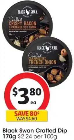 Coles Black Swan Crafted Dip 170g offer