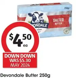 Coles Devondale Butter 250g offer