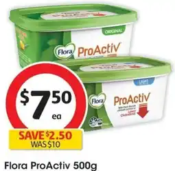 Coles Flora ProActiv 500g offer