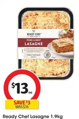Coles Ready Chef Lasagne 1.9kg offer