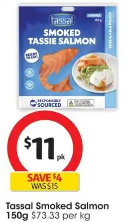 Coles Tassal Smoked Salmon 150g offer