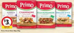 Coles Primo Sliced Meat 80g-100g offer
