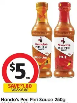 Coles Nando's Peri Peri Sauce 250g offer