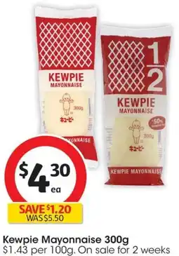 Coles Kewpie Mayonnaise 300g offer