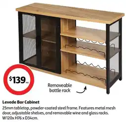 Coles Levede Bar Cabinet offer