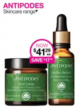 Priceline ANTIPODES Skincare range offer