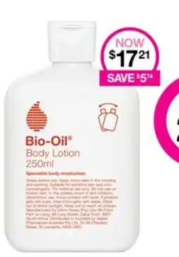 Priceline Bio-Oil Body Lotion 250ml offer