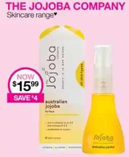 Priceline THE JOJOBA COMPANY Skincare range offer