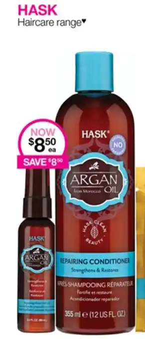 Priceline HASK Haircare range offer