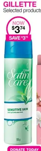 Priceline GILLETTE Selected products offer